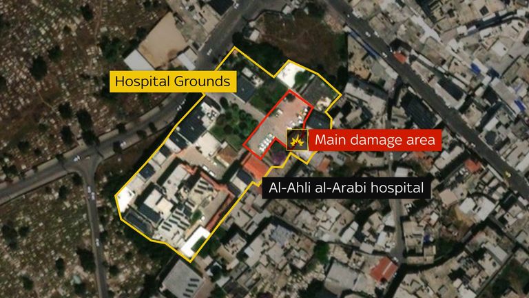 Hamas Accused Of Using Hospitals In Gaza For Military Purposes P.C. SkyNews