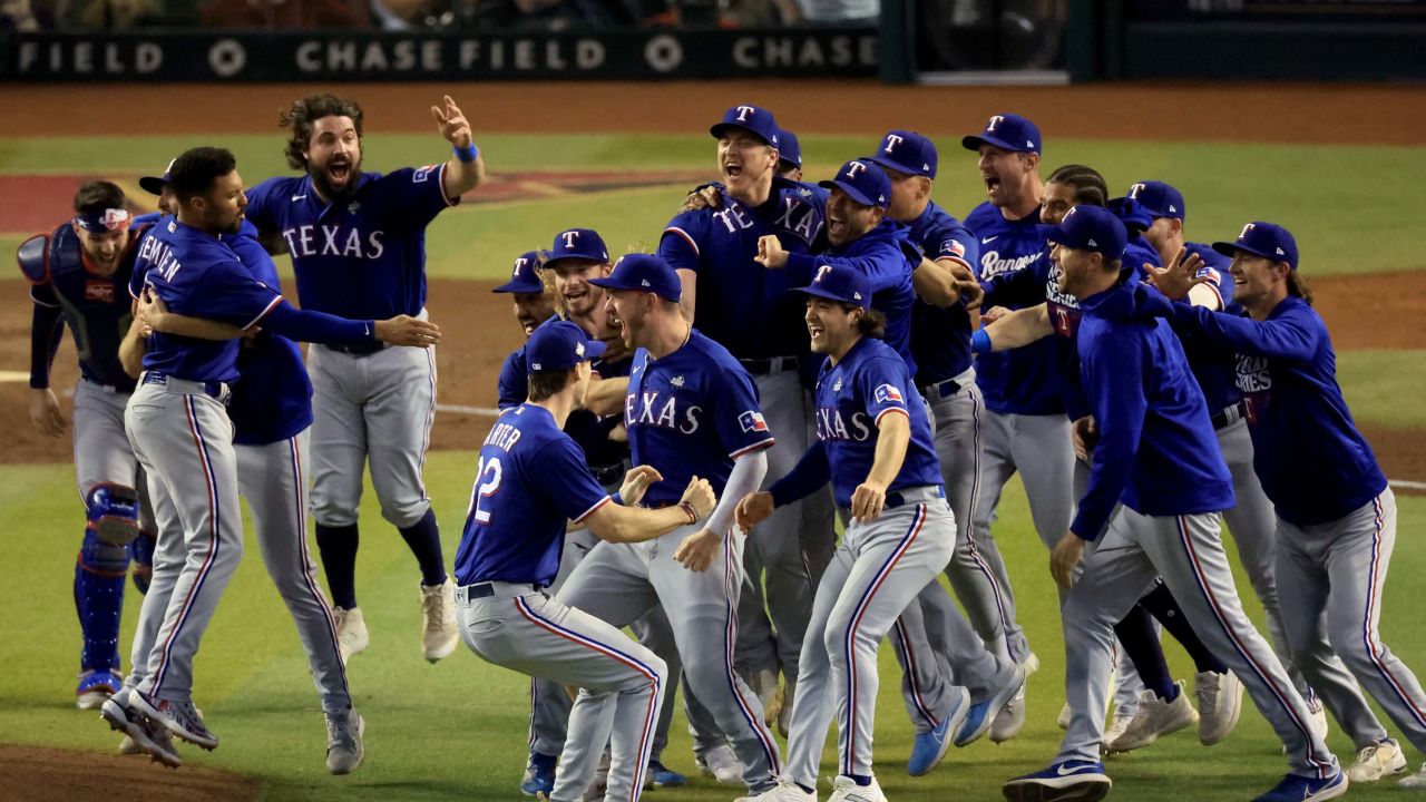 Texas Rangers First World Series Championship Win