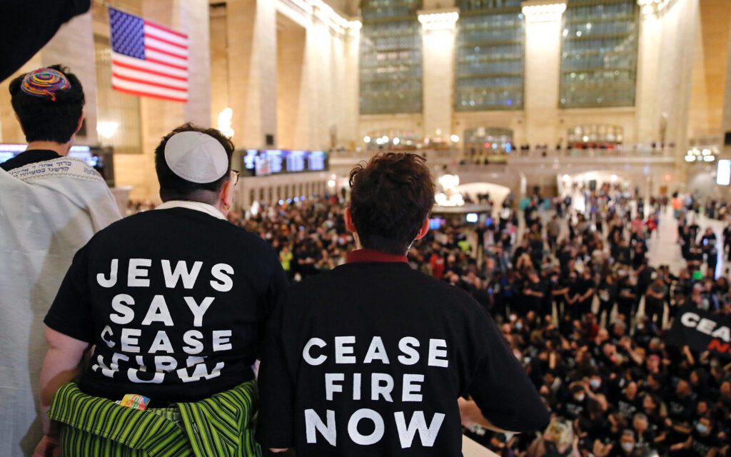 US Jewish group protests in eight cities for Gaza ceasefire P.C. The Times Of Isreal