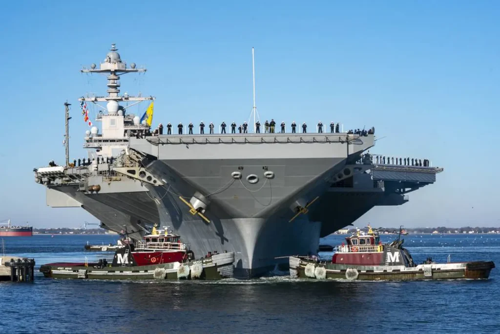 US Military Tensions Escalate as World's Largest Aircraft Carrier P.C. Essanews